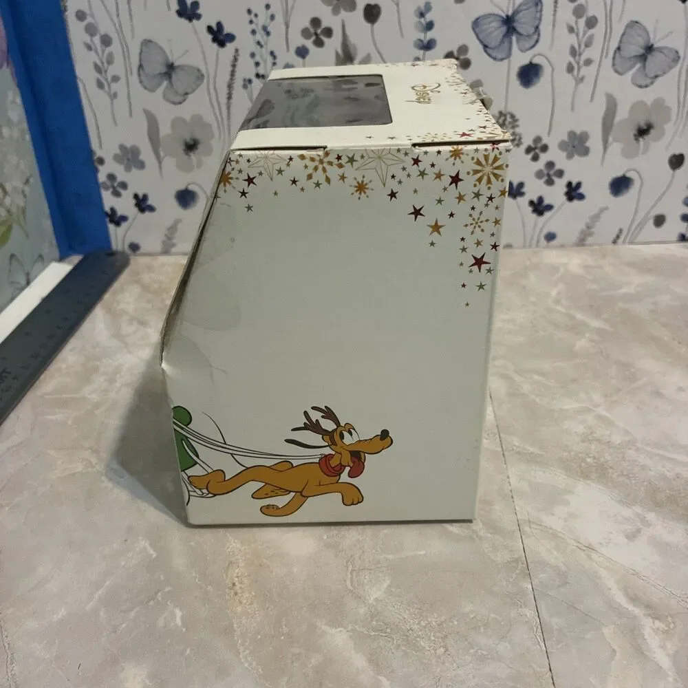 Disney Store Sketchbook Disney Winnie the Pooh & Piglet Glass Holiday Ornament